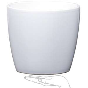 Cover Pot: Gloss White (221GW35 - 35 x 35 x 29cm)
