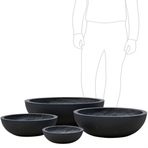 Litework Bowl Set 4: Black Terrazzo (LT026BSS4 - No Selection Required)