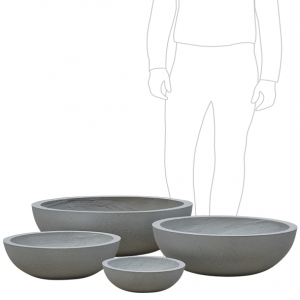 Litework Bowl Set 4: Stone Smooth (LT026SSS4 - No Selection Required)