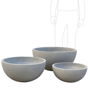 Lotus Bowl Set 3: RoCo Grey (RC004WGS3 - No Selection Required)