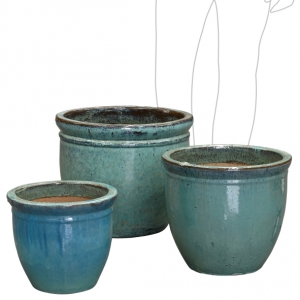 Jardiniere Set 3: Imperial Jade (V284IJS3 - No Selection Required)